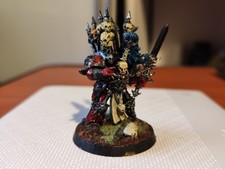 Warhammer 40k Chaos Space Marine Lord. Metal Model Converted.