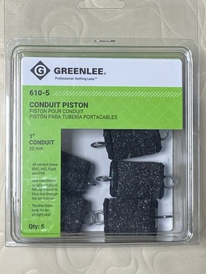 Greenlee 610-5 Piston, For 1  Conduit Pack Of Five