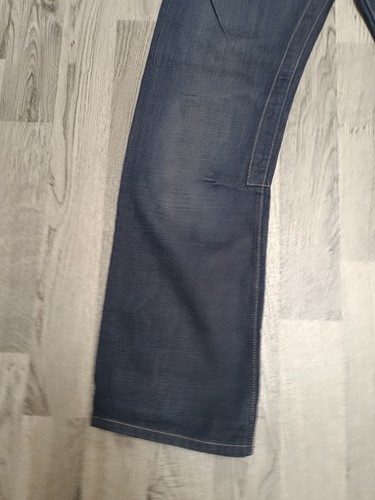 Pantalones de mezclilla Duck and Cover para hombre Rio Dirty Thanda pierna recta lavado oscuro 30-30 nuevos - Imagen 4 de 18