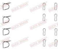 Quick Brake 109-0939 ZubehöR Kit, Scheibenbremsbelag FüR CitroëN, Lancia,