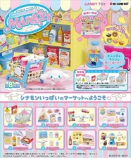 Re-Ment Cinnamoroll Market Complete Full 8 Pc Set Sanrio Mini Collectibles Japan
