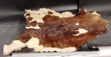 Authentic Tri-Color Cowhide Rug for Crafting  Decor