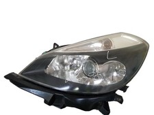 Renault Clio Headlight Lamp Near Side Left Black Halogen MK3 Phase I2007 RHD