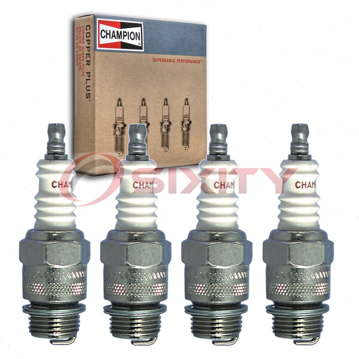 4 pc Champion Industrial Spark Plugs for 1919-1920 Essex Model A Ignition nt
