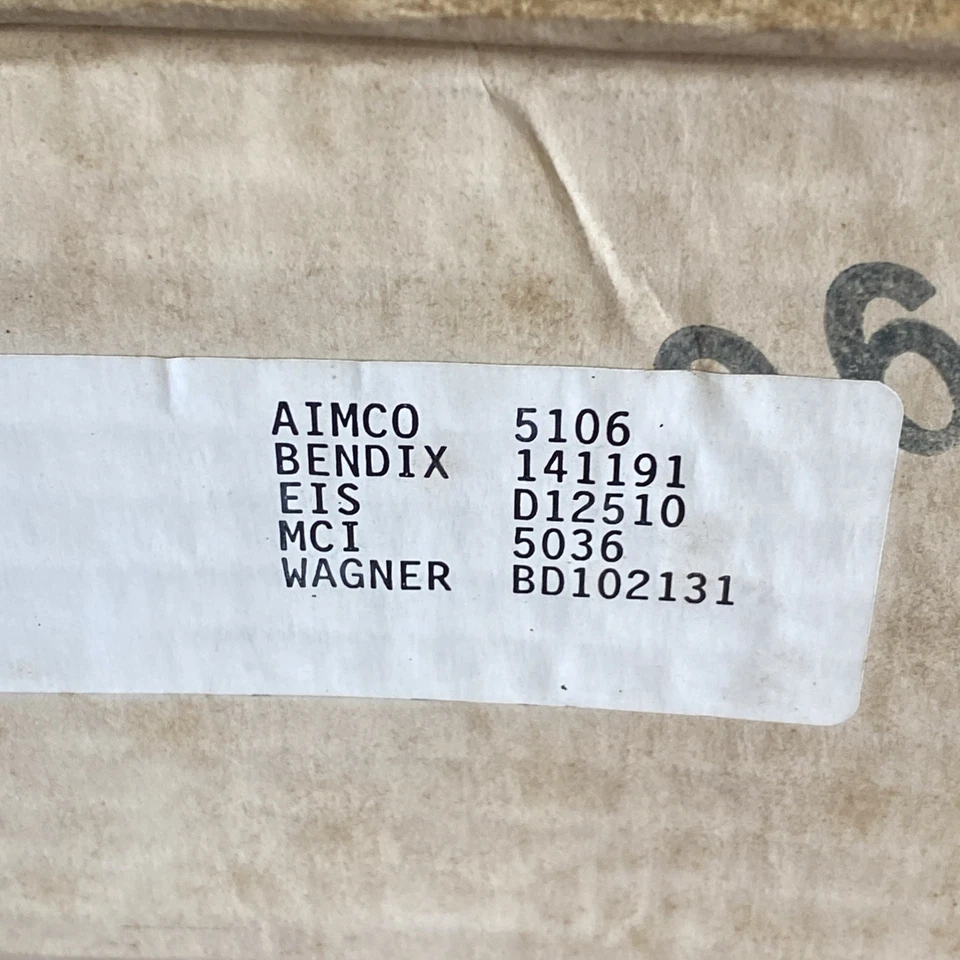 79-83 AMC AMX CONCORD PACER SPIRIT BUJE DELANTERO Y ROTOR WAGNER BD102131 Foto 2 de 4