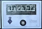 2017 .999 Silver $1 coin/Platinum Wedding cover. Ltd to 995.
