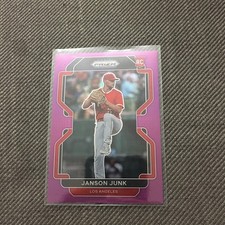 2022 Panini Purple Prizm #139 Janson Junk Rookie Los Angeles Angels