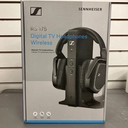 Sennheiser RS 175 Black Over-the-Ear Wireless Digital TV Headphones