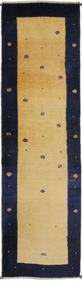 Original Modern Gabbeh Ghashghai Orientteppich 275 cm x 75 cm  Alt Natur