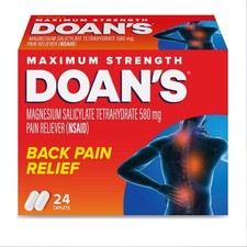 Doans Extra Strength Pain Reliever 24 Count Pack of 4 24 1 