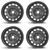4 Alcar Stahlfelgen 6.5Jx16 Zoll ET46 5X112 FüR Audi A3 4Er Satz