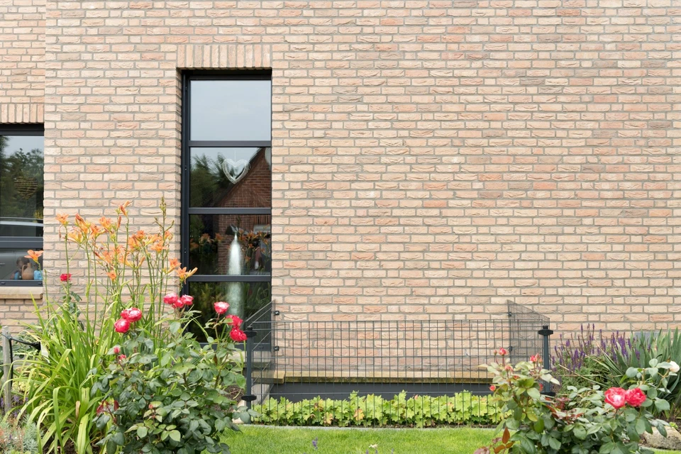 BH872 Handform Verblender MONET 210/100/65mm WDF rosa-beige-bunt Klinker - Bild 4 von 4