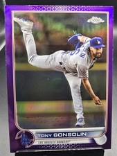 2022 Topps Chrome Update #USC48 Tony Gonsolin Purple Refractor