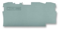 Image of WAGO - End Plate, for 3 Cond TB, Grey