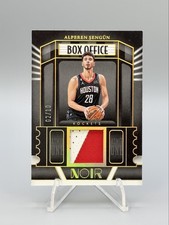 2022-23 Panini Noir - Box Office Mem Alperen Sengun #BOM-ASG #/10 - Player Worn!