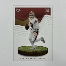 2022 Panini Chronicles Brock Purdy Clear Magnitude Rookie RC #MAG-27 49ers
