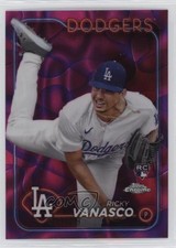 2024 Chrome Update Magenta & Purple Lava Lamp Refractor /299 Ricky Vanasco 5i3