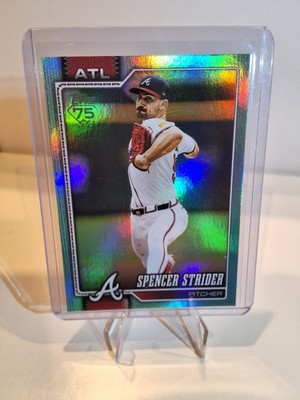 2026 Topps Series 1 - Spencer Strider #79 Aqua Foil