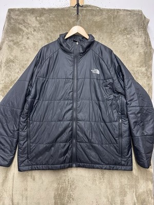 The North Face Mens Lightweight Puffer Jacket Gray Packable 2X -- XXL