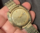 Vtg Seiko 7006-7029 Automatic Men Wrist Watch Gold Tone Day/Date 17J Runs