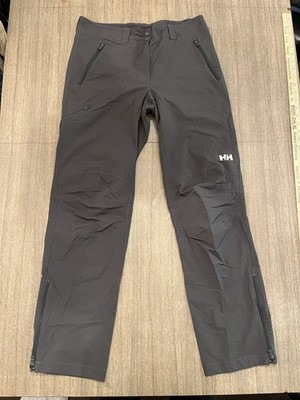 Helly Hansen Mens M Black Technical Ski Snow Pants 34x31 Straight Leg