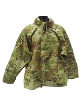 ARMY OCP EWOL PARKA FLAME RESISTANT GORE-TEX MULTICAM JACKET LARGE/SHORT VGC