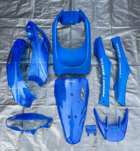 Rare Honda Live Dio ZX Skeleton AF35 Clear Blue Limited Edition OEM Parts - Picture 1 of 16