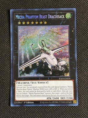 YuGiOh! - Mecha Phantom Beast Dracossack RA03-EN039 Secret Rare 1st Edition NM