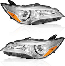 Halogen Headlights Assembly for 2015-2017 Toyota Camry LE/SE