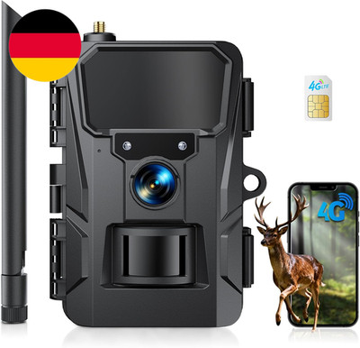 WOLFANG 4G LTE Cellular Wildlife Camera, Connect Nationwide 4G LTE, 2K 48MP Cell