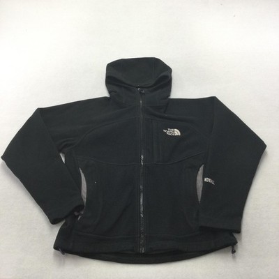 The North Face WindWall Jacket Womens XS Black Fleece Hooded Full Zip Outdoor