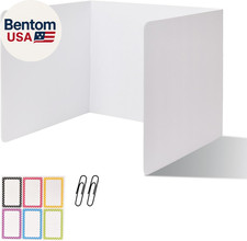 2 Pack Desk Dividers for Students,3-Fold Privacy Screens,Testing Dividers for Cl