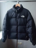 The North Face Black 1996 Retro Nuptse 700 Down Filled Zip Puffer Jacket Size L