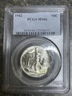 1942 P Half Dollars Liberty Walking PCGS MS-66