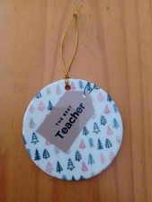 Tree Ornament For "The Best Teacher"