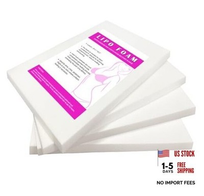 4 Pack Lipo Foam Pads Post Surgery 8''X11'', Ab Board Foam Liposuction Recovery,