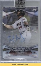 2018 Clearly Authentic Award Winners Black /75 Paul Goldschmidt Auto READ 8tj