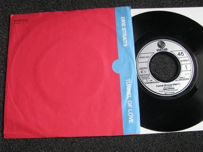 Dire Straits-Tunnel of Love 7'' Vinyl-1980 Germany-Vertigo-6059 350