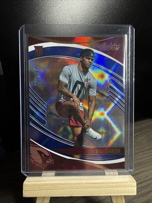 2025 Panini Absolute - Rookies Will Johnson #198 Blue Diamonds /425 (RC)