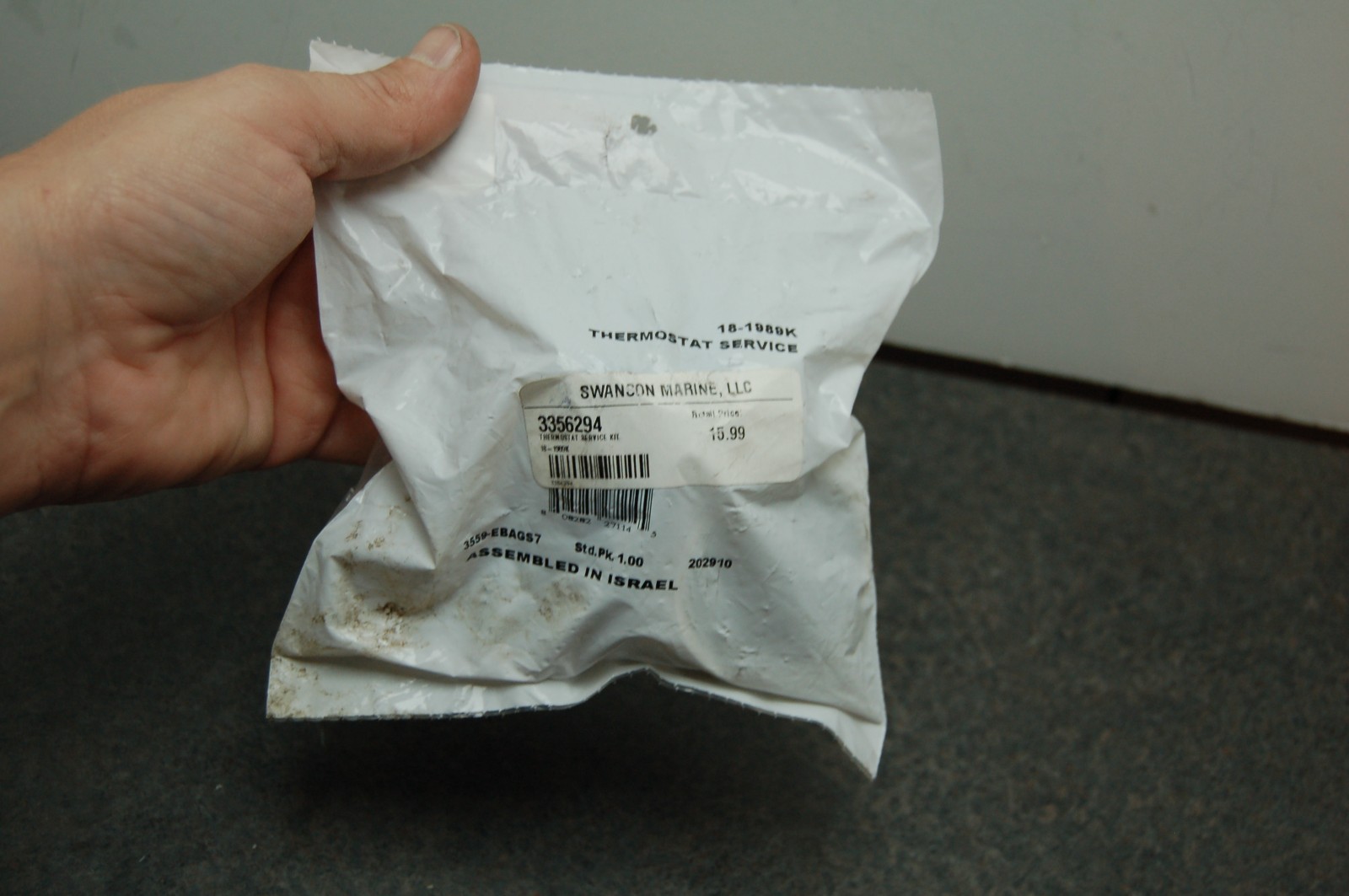 NEW GENUINE SIERRA 18-1989K Thermostat Service Kit Mercury 3366294 MARINE PARTS