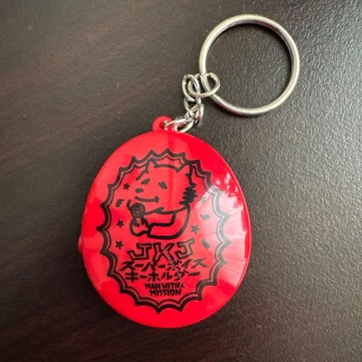 MAN WITH A MISSION MAN WITH VOICE FUNCTION RED KEY CHAIN #e6778c