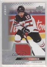 2022 Team Canada Juniors Men's U-20 Jersey Relics Logan Stankoven #11 1s74