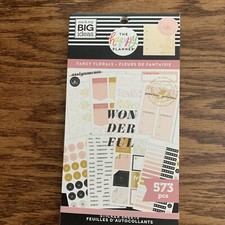 The Happy Planner - Fancy Florals Wonderful Priorities 573 Pc Sticker Value Pack