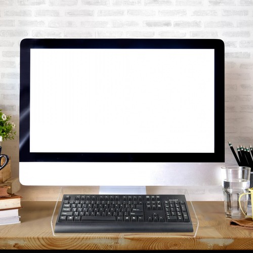 Clear Acrylic Keyboard Cover Protector Anti- Office for - Afbeelding 6 van 12