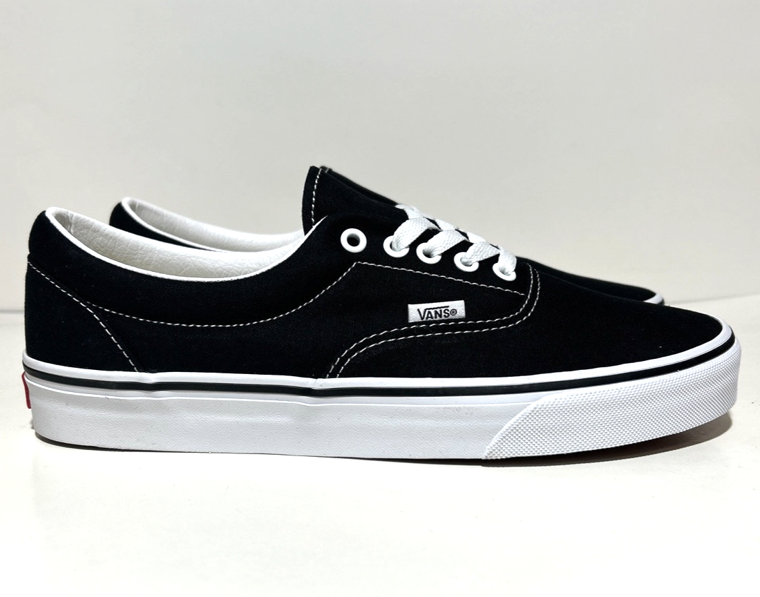 Vans Era Men's Size 7 Black Classic Skateboarding Casual Sneakers