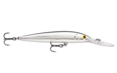 Rapala Down Deep Husky Jerk - Pure Chrome - 4'' 3/8 oz Fishing Lure