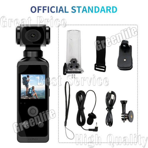 Handheld Action Camera 4K 270° Rotatable 30M Waterproof WIFI Pocket Camera - Picture 23 of 27