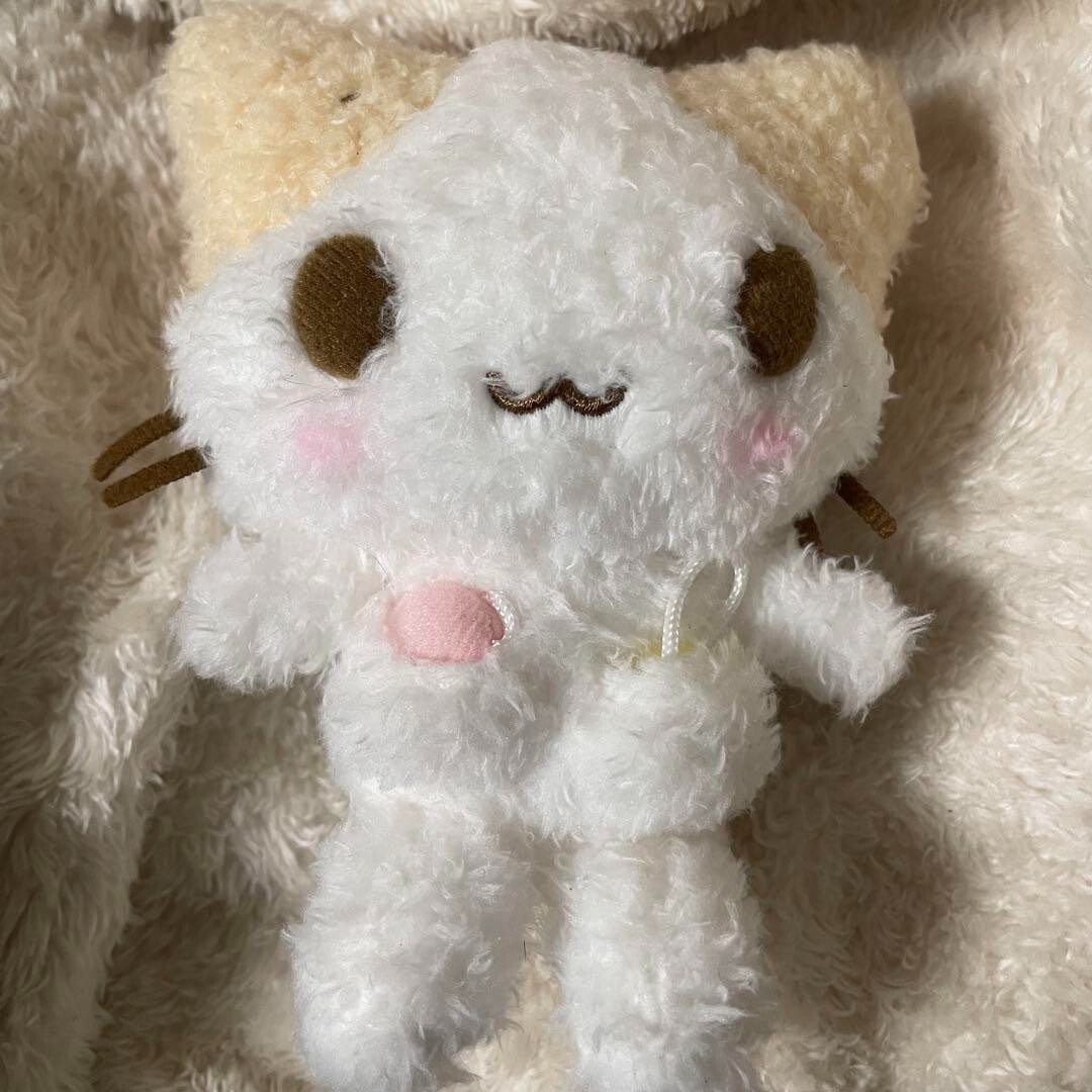 Sanrio Masyumaro Fluffy Fuwa Nyanko Marshmallow Plush Doll | eBay