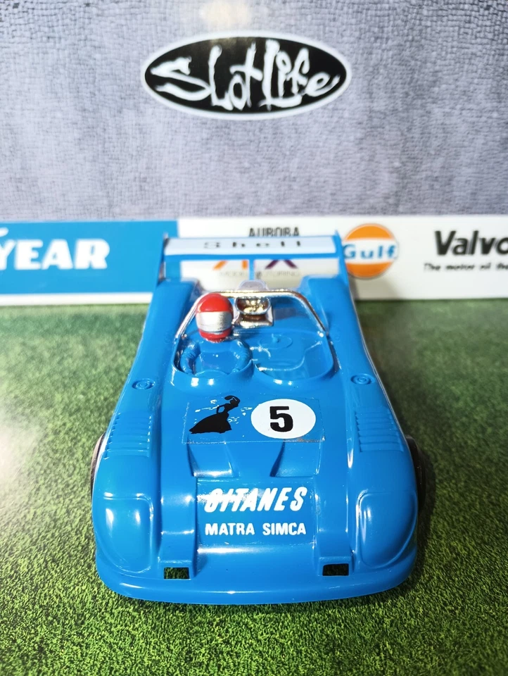 Vintage escala 1/32 Strombecker Polistil Matra. Usado/sin usar/probado. Italia. FR SHP Foto 4 de 4