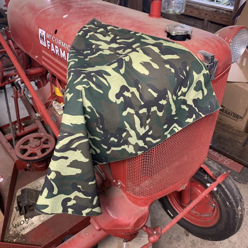 Woodland Camo Bandanna 22x22in Made in USA 100% Cotton Hiker to Biker Crafts - Image 3 of 4